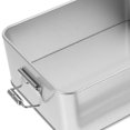 thumbnail image 4 of Caja de hojalata plateada en blanco, caja multiusos para guardar dulces, golosinas para fiestas, caja vintage para refrigerios, 4 of 7