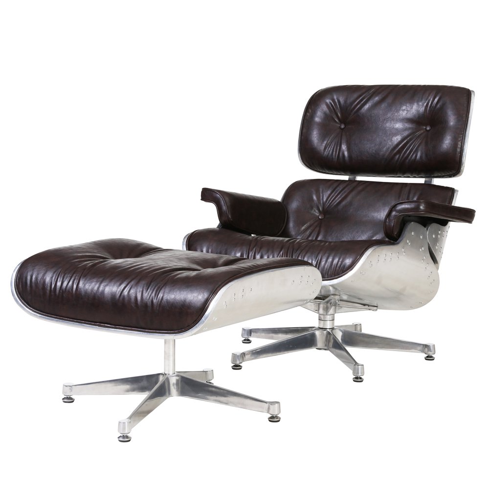 Grayson Tufted Lounge Chair and Ottoman, Multiple Colors