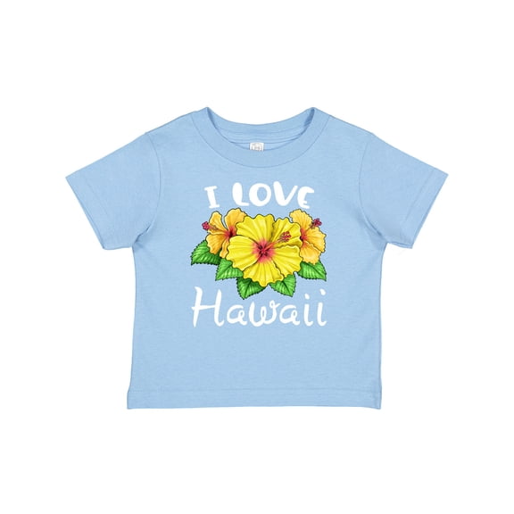 Inktastic I Love Hawaii Hibiscus Flowers Boys or Girls Baby T-Shirt