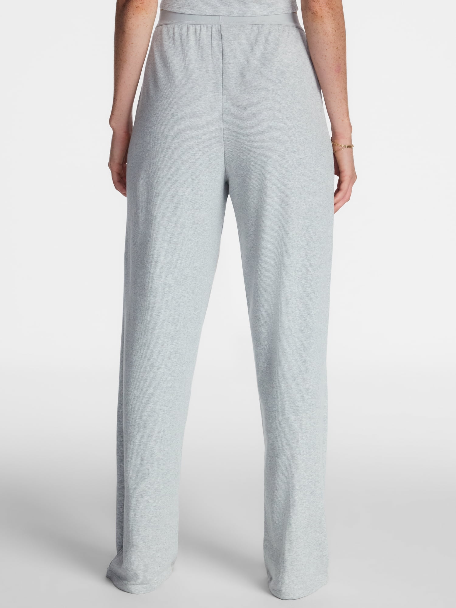 No Boundaries Cotton Stretch Ribbed Boxer Pants, Women's XS-XXXL