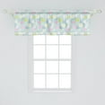 thumbnail image 2 of Ambesonne Floral Window Valance, Pastel Colored Rose Flowers, 54" X 18", Pale Blue and Multicolor, 2 of 3