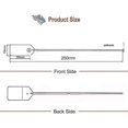 thumbnail image 3 of 100 Plastic Tamper Seals, Zip Ties For Fire Extinguishers Pull Tite Security Tags Disposable Self-locking Tie 250mm/1in Length, 3 of 5