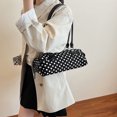 thumbnail image 3 of Bolso Hombro Mujer Lona Con Lunares Elegante para Las Axilas Ocio (), 3 of 9