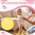 thumbnail image 2 of Non Slip Toddler Ankle Socks,12 Pairs Anti Skid Baby Girls Socks, Kids Grips Socks for Children 1-7 Years, 2 of 7