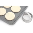 thumbnail image 3 of Baking Anderson's Cortadores de galletas y fondant, acero inoxidable, juego redondo graduado de 3 piezas con asas, juego de 3,42137, negro, 3 of 3