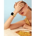 thumbnail image 4 of Wearlizer Beaded Bracelet Band Compatible with Apple Watch Band 38/40/41/42/44/45/46/49mm, Dressy Stainless Steel Jewelry Strap for iWatch Series 11 10 9 8 7-1 Ultra SE, 4 of 7