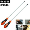 thumbnail image 4 of 12 Inch Long Handle Magnetic Screw Driver Slotted Cross Batch Head Multifunctional Anti-Slip Hand Screwdriver Bits Tools Slotted Screwdriver, 4 of 8