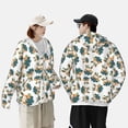 thumbnail image 3 of KLL Cute Bunny Print Men's Women’s UPF 50+ Sun Protection Outdoor Hoodie Jacket Long Sleeve Fishing Hiking Performance Shirt-Small, 3 of 6