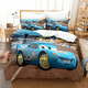 thumbnail image 4 of Disney Pixar Cars-Juego de ropa de cama, funda de edredón de dibujos animados de Anime, funda de almohada, decoración de cama, funda de edredón para dormitorio, traje de cama, regalo para niños, 4 of 5