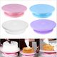 thumbnail image 4 of Plato giratorio para pasteles con espátula más suave, recta y desplazada y nivelador de pasteles para pasteles, 4 of 5
