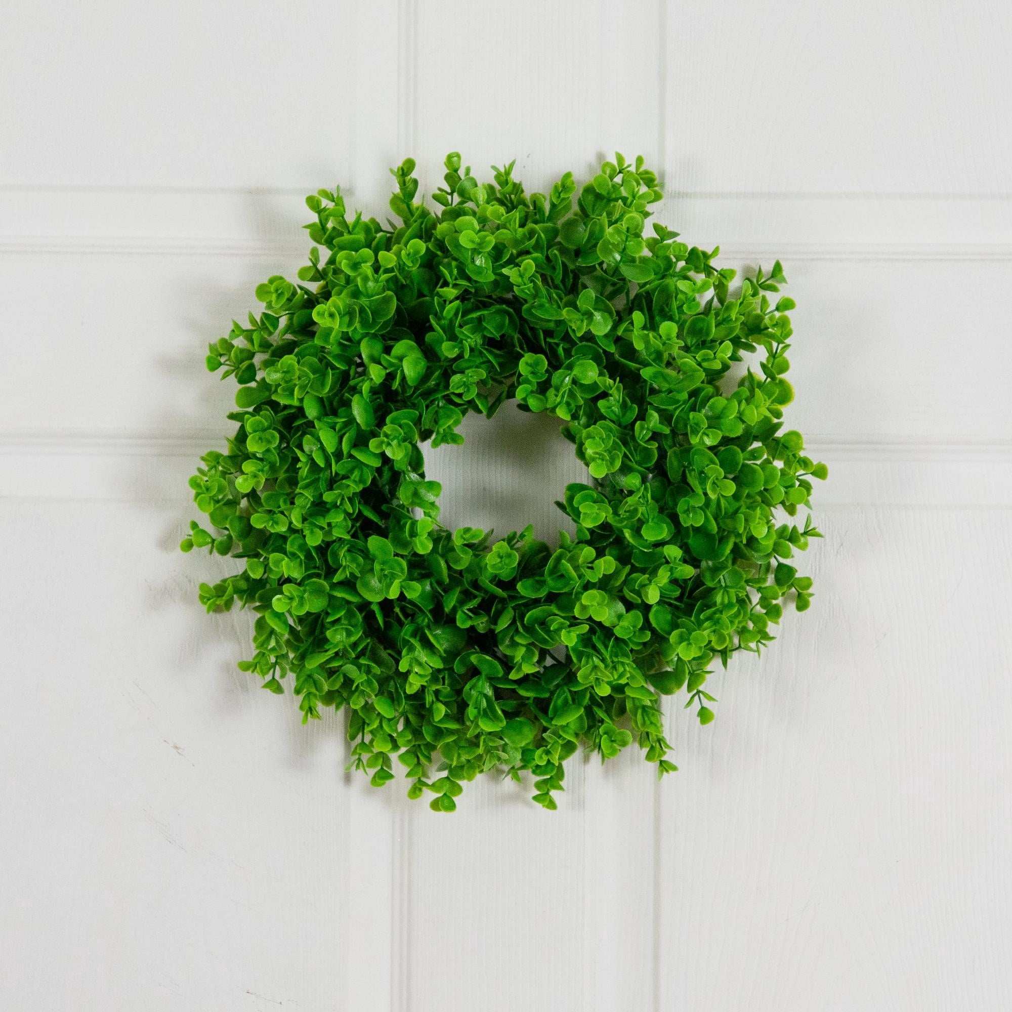 14in. Artificial Eucalyptus Wreath - Set of 2