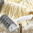 thumbnail image 1 of PEONAVET Roller Cutter Six Rounds Of Wave Pattern Stainless Steel Cutter Knife Oil Strip Knife Manual Cutter Roller Knife Slitter, 1 of 9