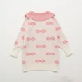thumbnail image 3 of Ropa para niños, vestido para niñas, vestido de punto de dibujos animados de Hello Kitty My Melody, vestido bordado con cuello de loto Kawaii, algodón puro, 3 of 5