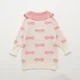 thumbnail image 3 of Ropa para niños, vestido para niñas, vestido de punto de dibujos animados de Hello Kitty My Melody, vestido bordado con cuello de loto Kawaii, algodón puro, 3 of 5