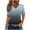 Summer Tops Gray, variant on Womens Plus Size Summer Tops, Short Sleeve Shirts for Women Fashion Loose Fit Ombre Tie Dye V Neck T-Shirts