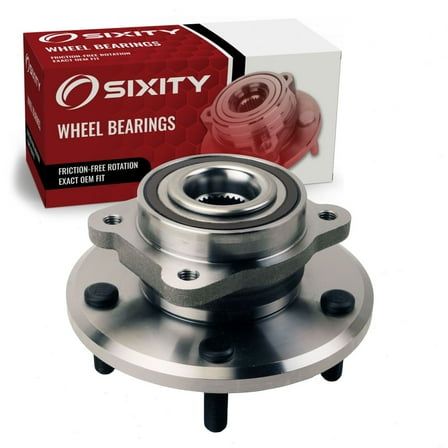 Sixity Auto 513286 Front Wheel Bearing Hub Assembly compatible with Dodge Journey 2009-2020, for Ram ProMaster 1500 2500 3500 2014-2015 - 5 Lug w/ ABS