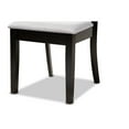 thumbnail image 7 of Baxton Studio Clarke Modern and Contemporary Grey Fabric Upholstered and Espresso Brown Finished Wood 5-Piece Dining Set, 7 of 7