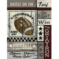 thumbnail image 2 of Spivey, Linda 25x32 Black Ornate Wood Framed with Double Matting Museum Art Print Titled - Football Game On, 2 of 4