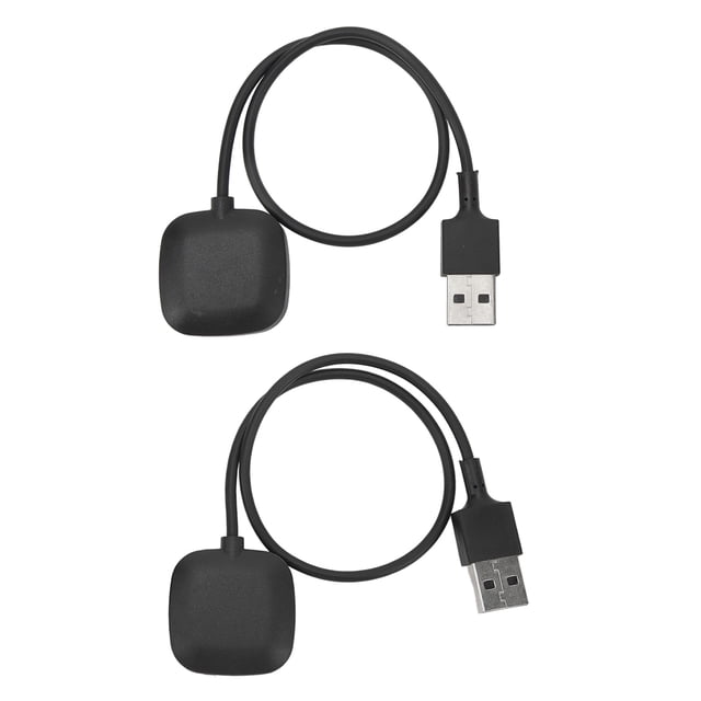 2 Pcs 5V Smart Watch, Charging Dock Data Transmission Charging Cable For Versa 3 Sense