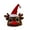 B, variant on Interactive Plush Christmas Character Hat, Electric Singing Dancing Santa Hats for Adult Light-Up Christmas Hat Party Supply