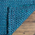 thumbnail image 4 of SAFAVIEH Natural Fiber Geraldine Geometric Jute Area Rug, Blue, 5' x 8', 4 of 6