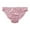 Pink, variant on Lolmot Underwear for Women Sexy Satin Panties Ladies Mid Waist Wavy Cotton Crotch Briefs Cheeky Hipster Seamless Underpant Breathable Triangle Panties