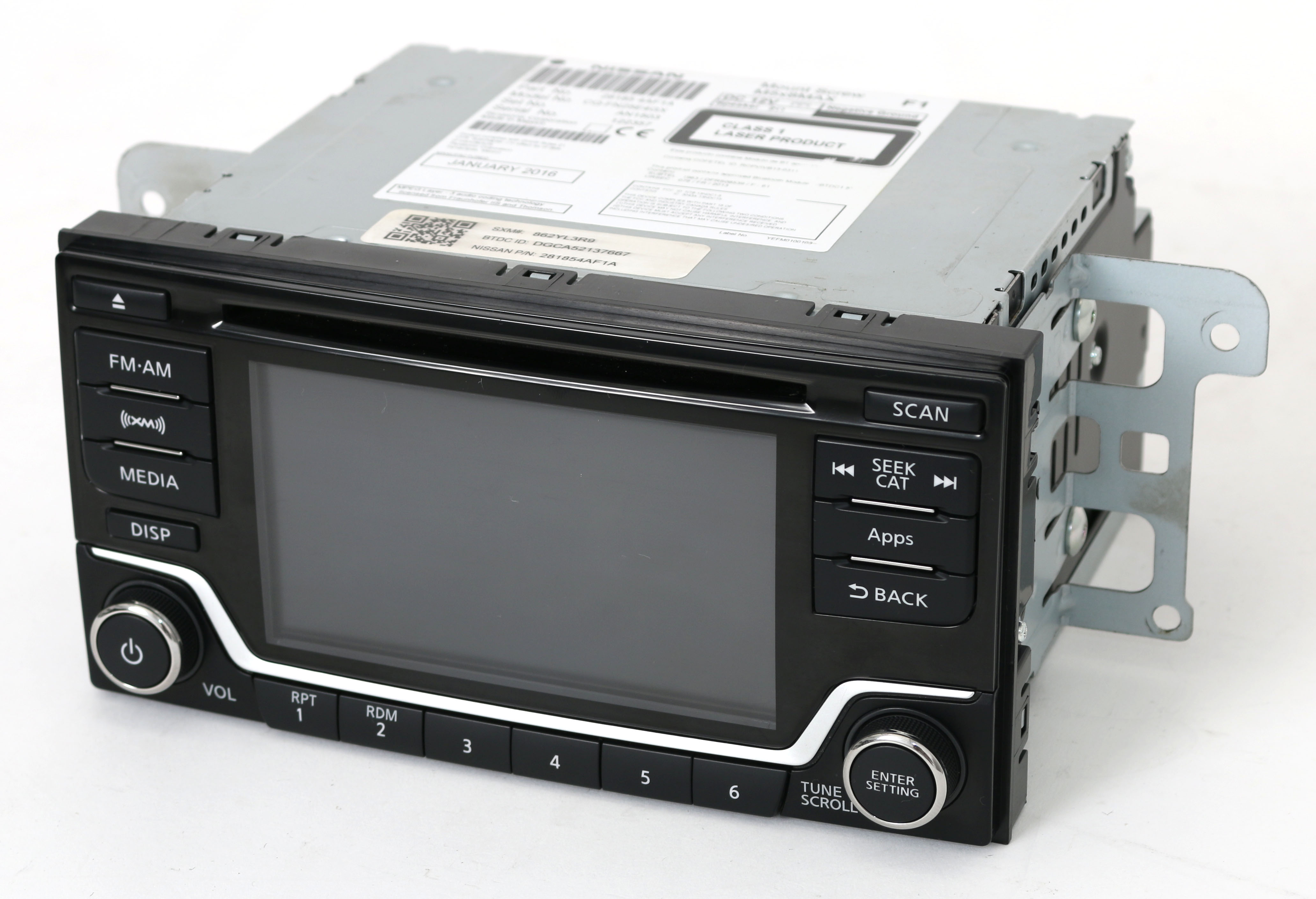 Restored Nissan Sentra 2013 AM FM Radio mp3 Single Disc CD Sirus XM Ready 281854AF1A (Refurbished)