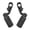 Black, variant on Motorcycle Crash Guard Highway Foot Peg Pair, 32MM Clamp Mount, Adjustable Hinge Setup, Rubber Insert Platform, Trip Use