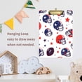 thumbnail image 4 of FORMRS Acrylic Clipboard with Low Profile Clip Standard A4 Letter Size, 12.5" x 9", Star Spangled Helmets, 4 of 8