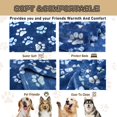 thumbnail image 3 of Manta para perros Rezutan de franela lavable para perros grandes, color azul marino, 3 of 7