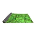 thumbnail image 2 of Ahgly Company Indoor Square Abstract Green Modern Area Rugs, 3' Square, 2 of 4