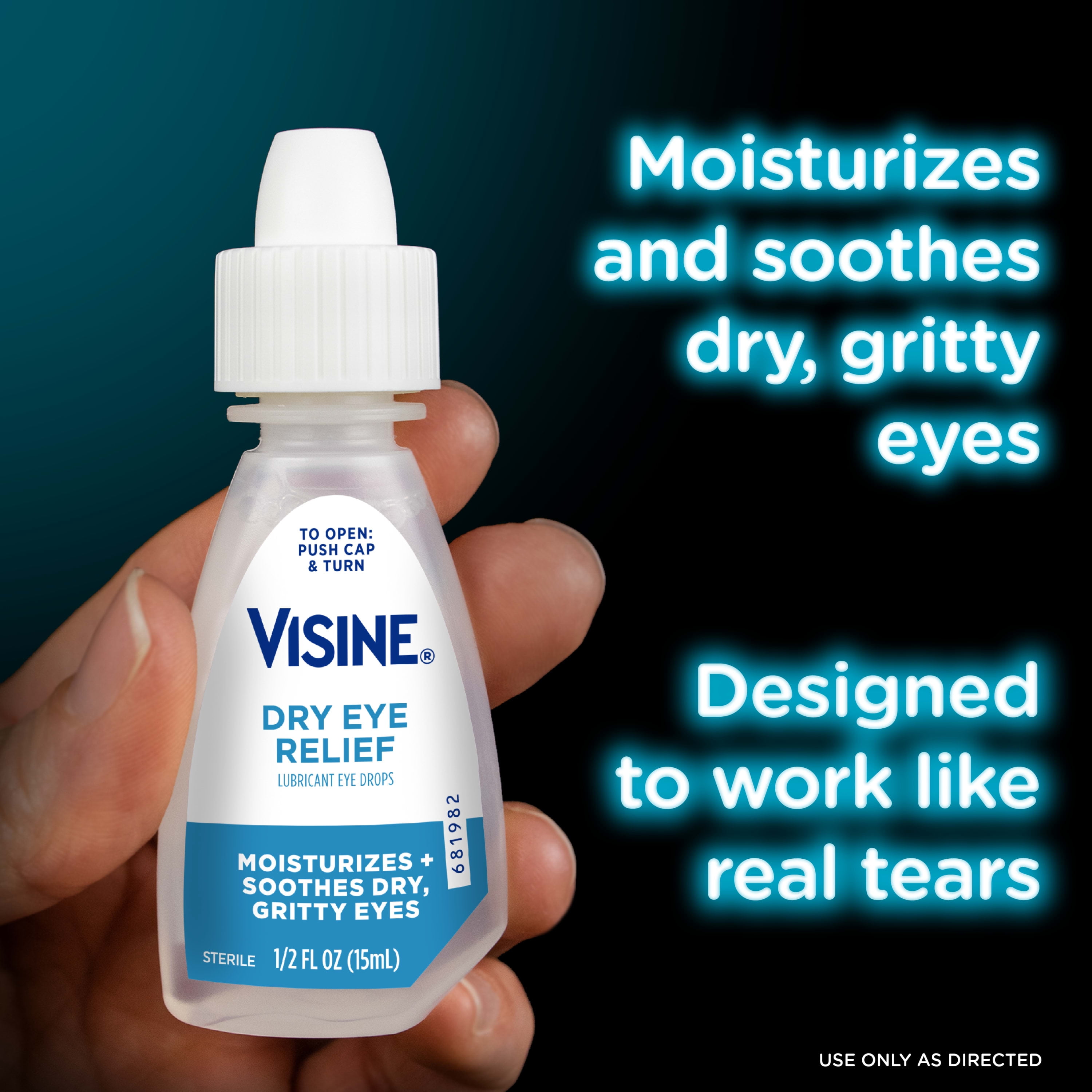 Visine Red Eye Total Comfort Multi-Symptom & Dry Eye Relief, 2 items