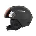 thumbnail image 2 of Casco de snowboard de esquí con visera 2 en 1, máscara de nieve desmontable, gafas antivaho, escudo para hombres y mujeres, 2 of 10