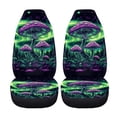 thumbnail image 5 of FOR U DESIGNS Mushroom Pattern 2 Pcs Car Seat Covers Lightweight Automotive Front Seat Cover Comfortable Auto Seat Protector Car Accessories Fit for SUV Truck Sedan, 5 of 7