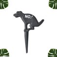 thumbnail image 3 of Miangastore Courtyard Sign Iron Cast Iron No Poop Indicator 1Set 10.6x7.9x0.3in, 3 of 8