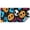 Colorful Halloween Elements, variant on Classic Halloween Pumpkin Pattern Rectangle Tablecloth 60"x84",Waterproof Polyester Rectangle Table Cloth, Wipeable Spillproof Polyester Tablecloth for Dining, Camping, Indoor and Outdoor