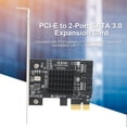 thumbnail image 1 of Tarjeta Adaptadora, Tarjeta De Expansión, Modo Dual Negro, 2 Puertos Prácticos Para Computadora Portátil De Escritorio, PC Portátil, 1 of 7