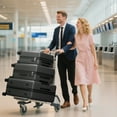 thumbnail image 2 of Luggage Sets 3 Piece Carry on Luggage with Spinner Wheels Hardshell Durable Suitcase with TSA Lock 20 24 28 inch Black, 2 of 8