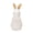 F, variant on THLKIF Ceramic Bunny Figurine Decor, White Porcelain with Golden Ear Modern Tabletop Bookshelf Art Home Statues Decoration for Easter Weddings Crafts Ornaments