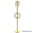 thumbnail image 4 of Towel Stand with 4 Integrated Towel Rings - Satin Brass / Grooved, 4 of 5