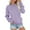 Purple-b, variant on Casual Womens Sweatshirts Crewneck Long Sleeve Tops Oversized Pullover Sweatshirt for Women Petite Green 3XL