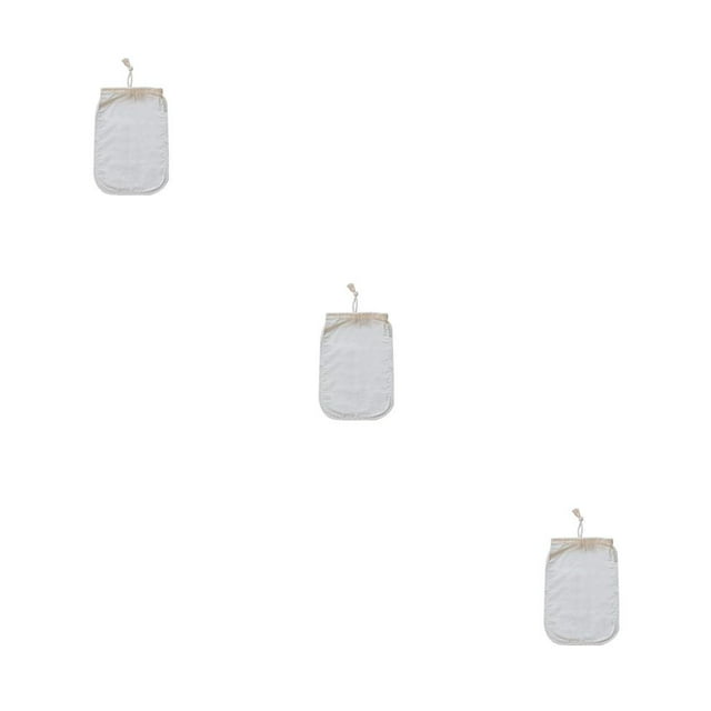 Advancent Bolsa de filtro de bebida de jugo de leche de café con cordón bolsas de colador de malla fina vegetal multiusos barra de cocina 13x13 pulgadas Type1 NO1 Advancent CBP492388