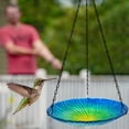 thumbnail image 5 of HomeDM Clearance! Bird Feeder Hanging Tray, Seed Tray for Bird Feeders/Bird Bath, Outdoor Garden Backyard Decorative Great for Attracting Pet Hummingbird Feeder, 5 of 9