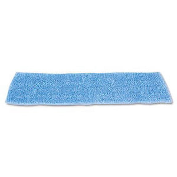 Rubbermaid Commercial Economy Wet Mopping Pad Microfiber 18" Blue Q409BLUCT