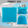 thumbnail image 2 of 6 Pcs Silver Storage Bags 18 x 18 Inch Anti Tarnish Storage Bag Fabric Cloth Bags for Silver Jewelry Silverware Protection Flatware Silver Plate Tarnish(Blue), 2 of 5