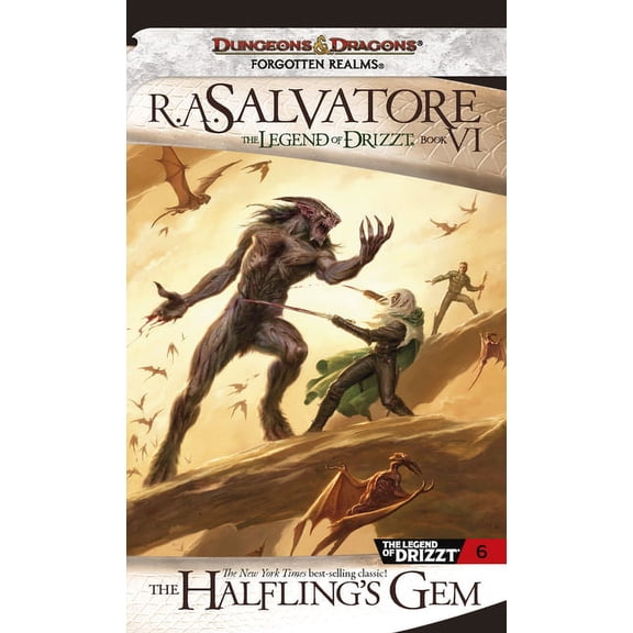 The Legend of Drizzt: The Halfling's Gem : The Legend of Drizzt (Series #6) (Paperback)
