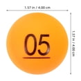 thumbnail image 4 of 30Pcs Numbered Balls Raffle Game Balls Round Raffle Balls Party Numbered Game Balls Props (1-30), 4 of 7