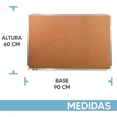 thumbnail image 2 of Pizarron De Corcho Para Oficina Kishnell 90x60 con Marco De aluminio, 2 of 6