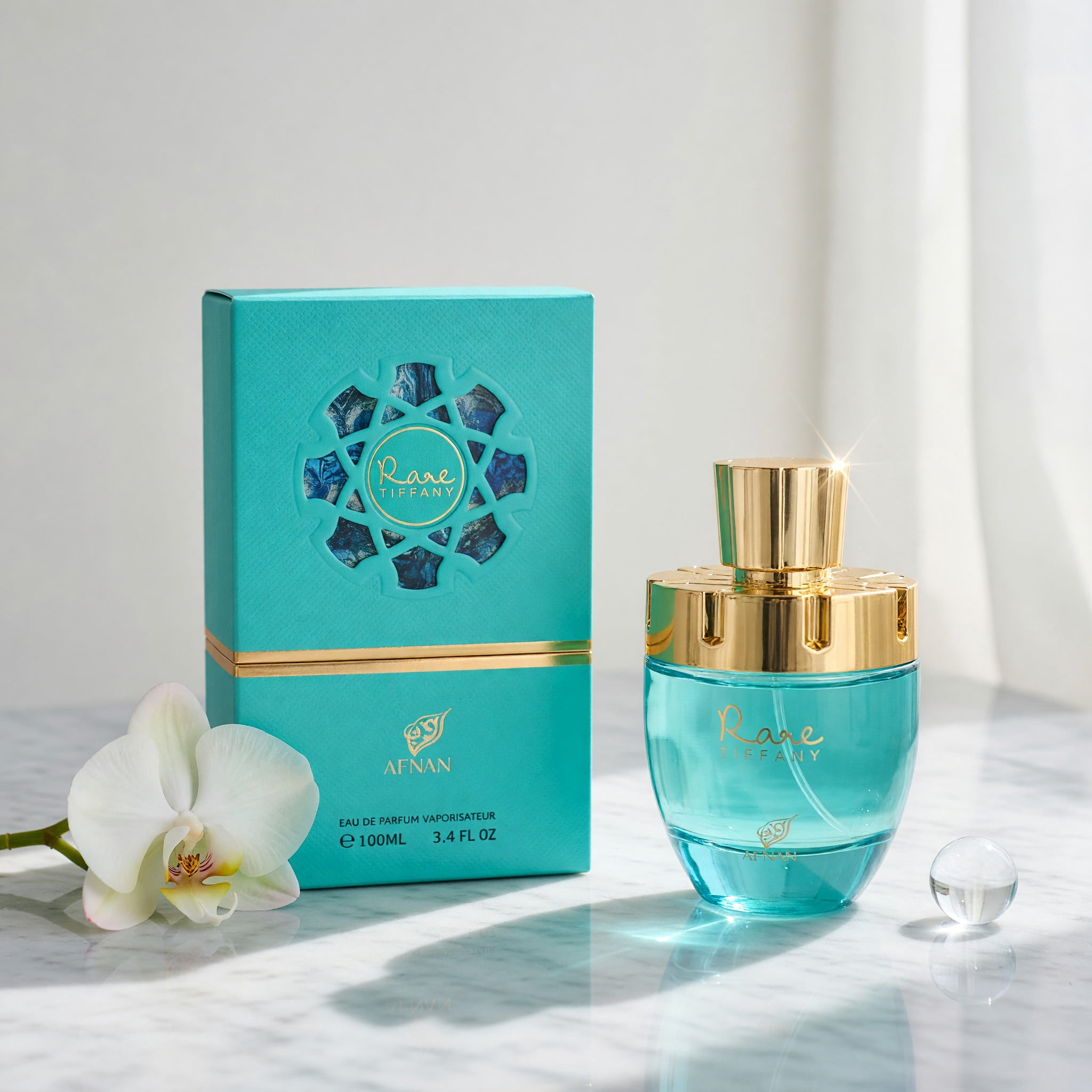 Afnan Rare Tiffany 3.4 oz EDP Spray for Women, Floral Parfum