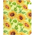 thumbnail image 4 of Coolnut Mailbox Cover Watercolor Sunflowers On Yellow Post Mail Box Cover Magnetic Mail Wraps Cover Oversize 25.4" L x 20.78" W, 4 of 5